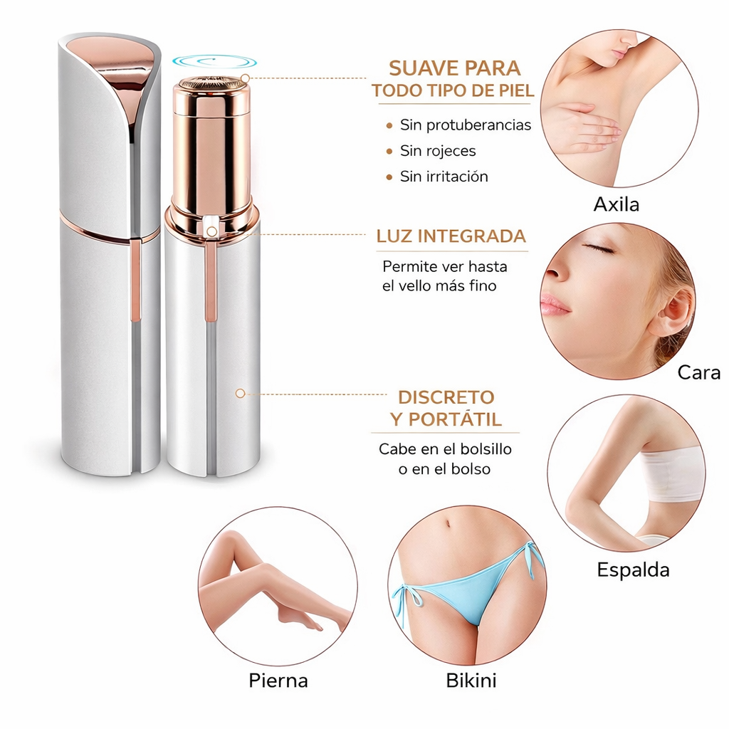 Depiladora Facial Silka - Piel Suave en Segundo